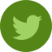 Image of the twitter logo in green